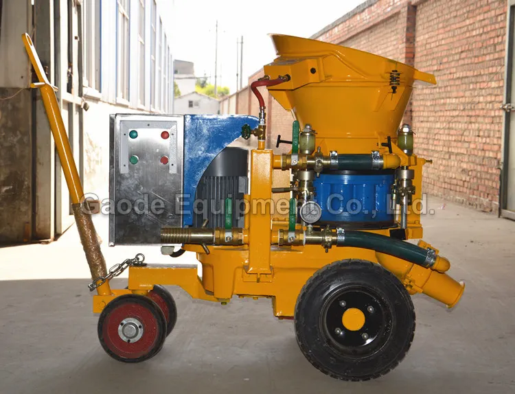 Gaodetec GZ-3 3m3/h dry mix shotcrete spraying machine